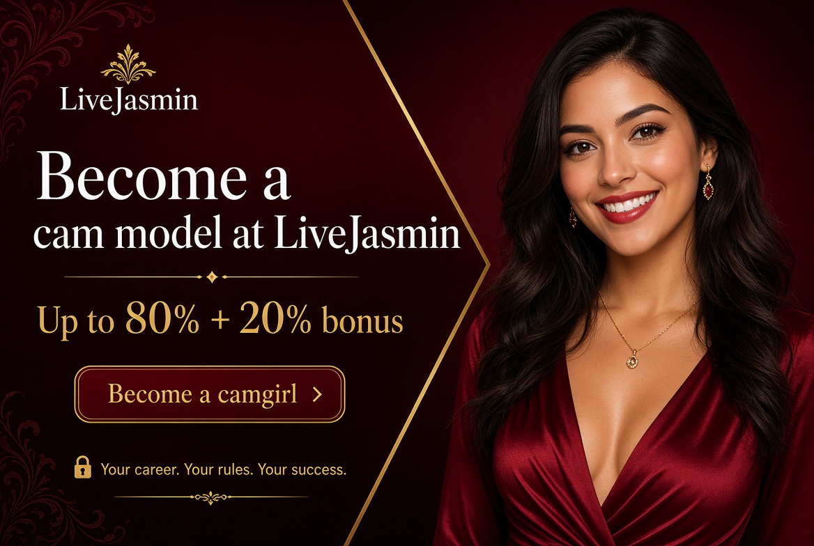 Sign up as a camgirl with Livejasmin